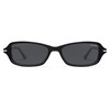 SOJOS SJ2376 Retro Polarised Slim Rectangular Sunglasses Women Men Vintage