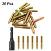 Hitefu 20PCS Hanger Bolts, M8 Double Ended Screws 2"(50mm) Length,