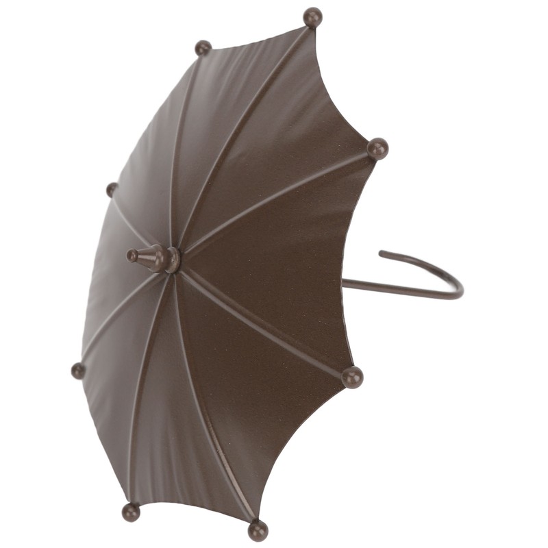 Umbrella Shaped Bird Trough Metal Hanging Bird Feeder Tray Metal