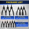 DASBET 14PCS Snap Ring Pliers Set Heavy Duty Retaining Ring