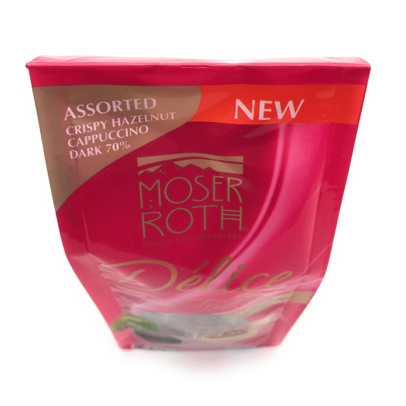 Moser Roth Délice Fine Chocolate Truffles (Pack of 1, Assorted