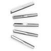 5PCS 6x22mm Router Cutting Bit Double Flute Straight Slot CNC