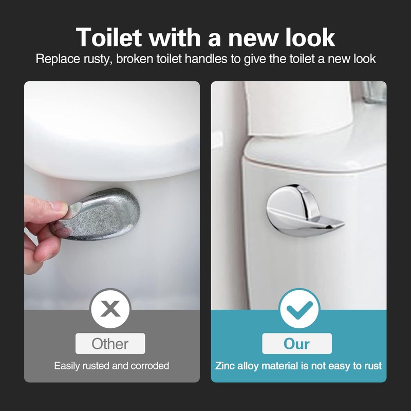 for TOTO Toilet Handle Replacement, Universal THU004#CP Trip Lvr for