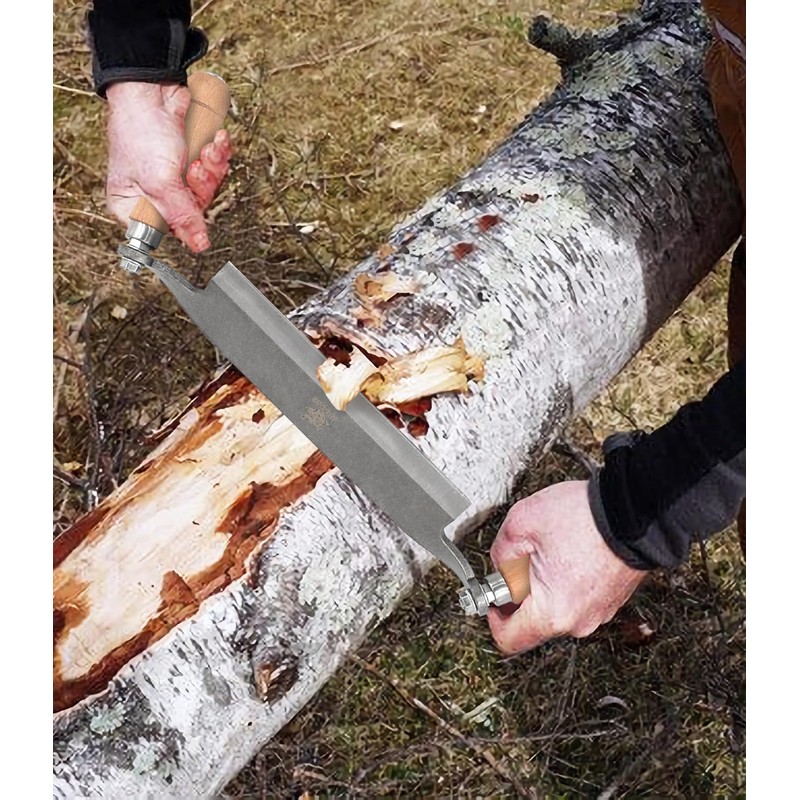 WICING Draw Knife, Straight Debarking Tool No Assembly Required, Overall