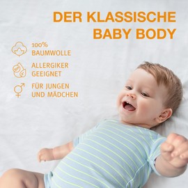 wellyou Baby Boys' Bodysuit White white