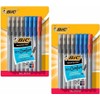 52 x Bic Round Stic Grip Ballpoint Pens, 1.2mm Medium