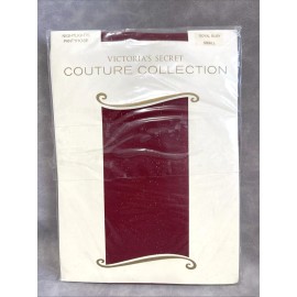 Victoria's Secret Vintage Victoria Secret Thigh High Shimmer Nightlights Royal Ruby Red sz Small