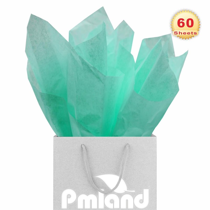 PMLAND Mint Green Tissue Paper 26 x 20 Inches –