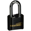 Sesamee K637 4 Dial Bottom Resettable Combination Brass Padlock with