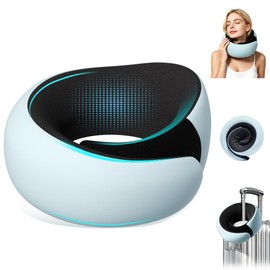Neck Pillow for Travel, Memory Foam Travel Pillow for Airplanes and Trains