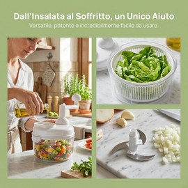 Manual Food Chopper - Vegetable Manual Quick Chopper, Easy-Clean Food Dicer, Suitable for Vegetables, Meat, Fruit, Nuts, Herbs, Onions, Salsa, and More - Multi-Function Manual Food Processor