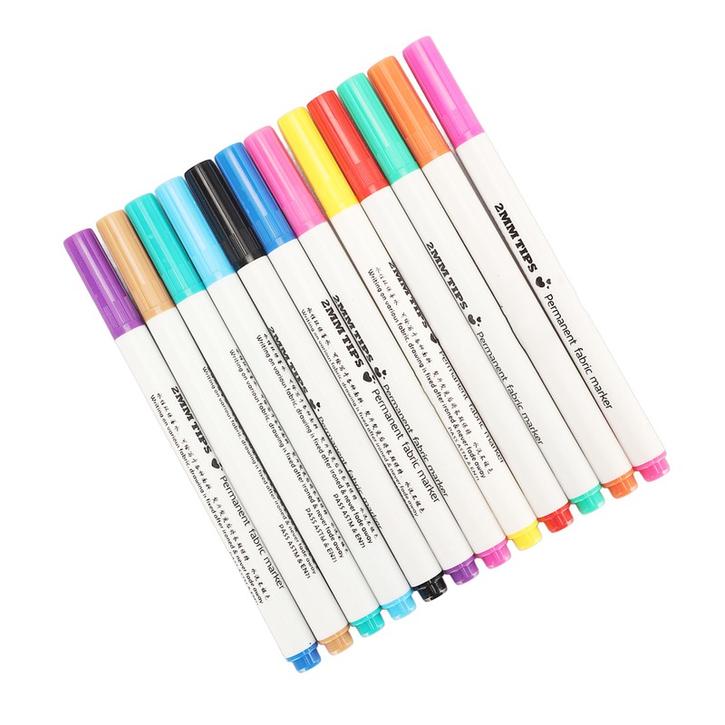 12pcs Disappearing Ink Pen Colorful Write Smoothly DIY Water Erasable