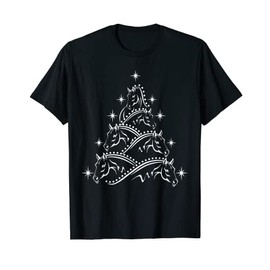 Horse Christmas Tree, Horse Rider Costume, Christmas Tee T-Shirt