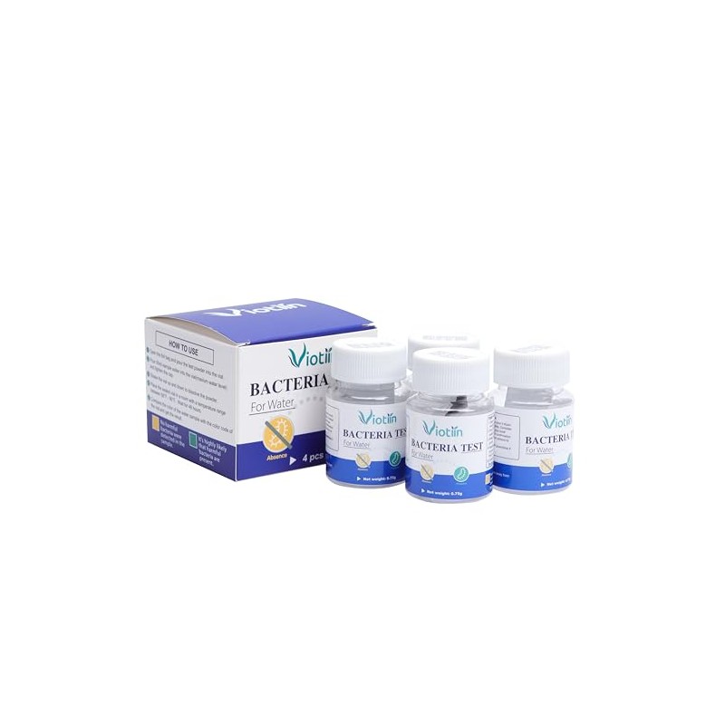 Viotiin 4 PCS E.Coli Water Testing Kit for Drinking Water