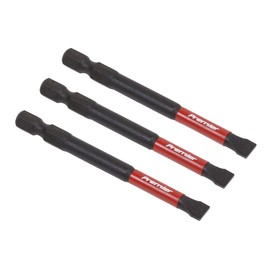 Sealey AK8253 3pc 75mm Slotted 6.5mm Impact Power Tool Bit Set