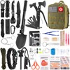 Survival Kit and First Aid Kit, 142Pcs Professional Survival Gear