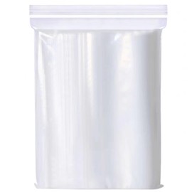 7.1x10 Inch, 100 Pack, Clear Reclosable Zipper Bag, Thick Zipper Storage Plastic Bags for Jewelry, Candy, Beads
