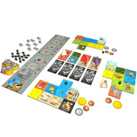 Blue Orange Games Queendomino Board Game - Family or Adult Strategy Board Game for 2 to 4 Players. Recommended for Ages 8 & Up