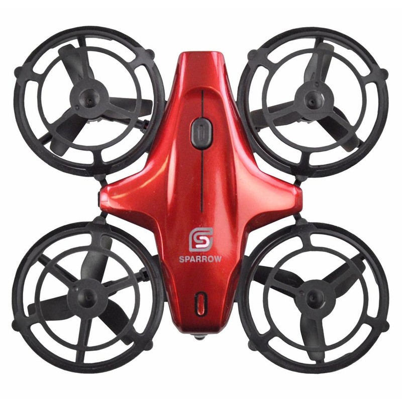 Amewi Sparrow 25324 Mini Drone with Control Sensors Red