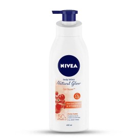Nivea Body Lotion Natural Glow Vitamin C SPF 15 400ml Moisturizer