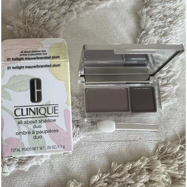 Clinique All About Shadow Duo Eye 21 Twilight Mauve/Brandied Plum