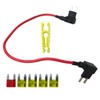 JRSHOME Repair Fuel Pump Relay Bypass Cable for 2009-2010 Dodge Journey (Red)