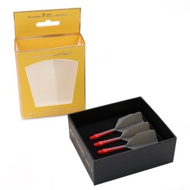 CUESOUL ROST T19 Integrated Dart Shaft and Flights Big Wing Shape Grey 28mm-Say Goodbye to Falling Dart Flight