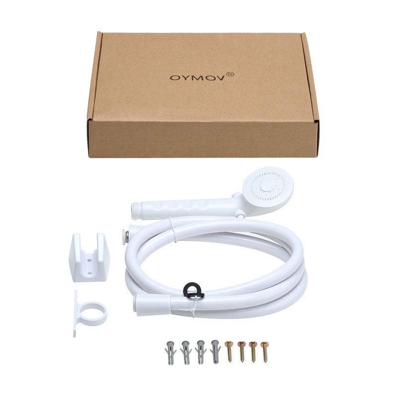 OYMOV RV Shower Head with Hose - Non-Metallic Outdoor RV