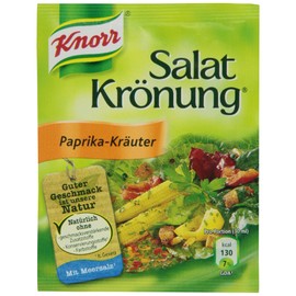 Knorr Salat Kronung Paprika-Krauter (Salad Herbs with Paprika), 5 Count Packet