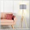 Weewooday 2 Pcs Fabric Drum Light Shade Large Modern Drum