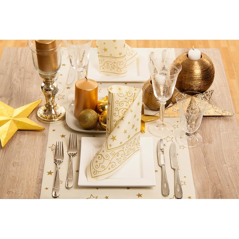 Sovie HORECA Linclass® Airlaid Liam Christmas Napkin in Red, Festive