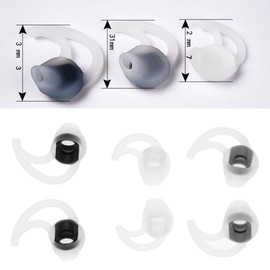 3 Pairs S/M/L Replacement Silicone in Ear Earbud Tips Set Earphone