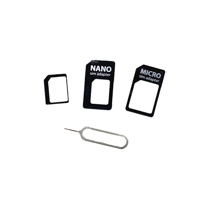 3 in 1 Set Nano SIM Card Adapter Nano to