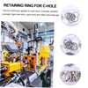 iplusmile 150pcs Stainless Steel Snap C-Clip Shaft Retaining Anti Parts