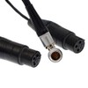XLR Breakout Audio Input Cable Right Angle 10 pin to