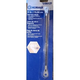 Kobalt ~ 6" Rod Saw Blade #0190139 Diamond Coated, for Coping Saw