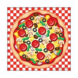 Make A Pizza Sticker Scene (12 Pack) Party and Classroom Game and Activities for Kids