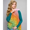 Bobbel Sweet Papaya Gradient Yarn Crochet Vest Set, 4-Ply 1500