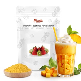 Fanale Premium Mango Flavoring Powder for Boba Tea| Perfect for Baking, Smoothies, Desserts and Drinks | Instant Boba Bubble Tea Powder for Milk- 2.2 Pounds (Pack of 1)