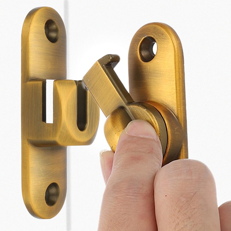 PATIKIL 1 Pack Flip Sliding Door Latch Safety Bar Gate