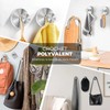 Pack of 4 Towel Rails No Drilling Suction Cup Hooks