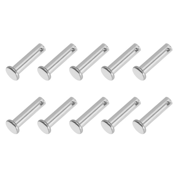 PATIKIL 6 x 30 mm Single Hole Clevis Pins, 10