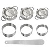 3-in-1 Stainless Steel Dumpling Maker Set - Professional Dumpling Press