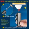 2 Pack Permanent Match Infinity Lighter, Multitool Keychain Bottle Opener
