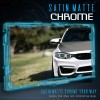 Solutions Gunmetal Satin Matte Chrome Metallic Vinyl Film Wrap Sticker