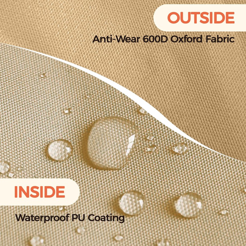 BIG HORN OUTDOORS Infrared Gas Grill Cover, Heavy-Duty Waterproof &