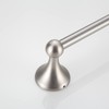 BGL Bathroom Accessory Set, Brushed Nickel Adjustable Expandable Towel Bar