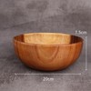 LUXIS DESIGNS Acacia Wave Serving Bowl for Fruits or Salads,
