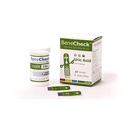 BeneCheck Uric acid test strips BK-U1-25 pieces per pack - for use with the BeneCheck uric acid measuring system