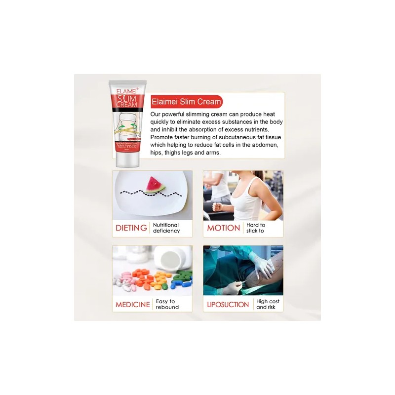 Kit Crema Anticelulitis Estrias Natural Abdomen Efecto Termo